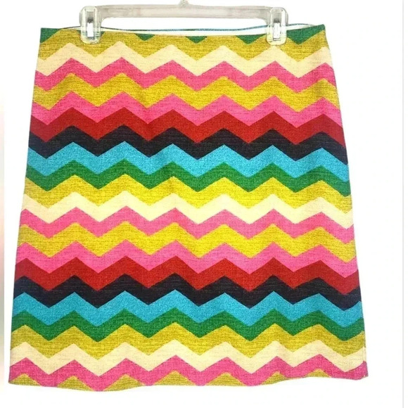 Sevier Skirts Dresses & Skirts - Sevier Skirt Custom Chevron Panama Wave Design Size M-L